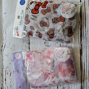 🆕️ SANRIO HELLO KITTY/MY MELODY SHOWER CAP 🎀